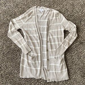 🌵Oatmeal Stripped Cardigan